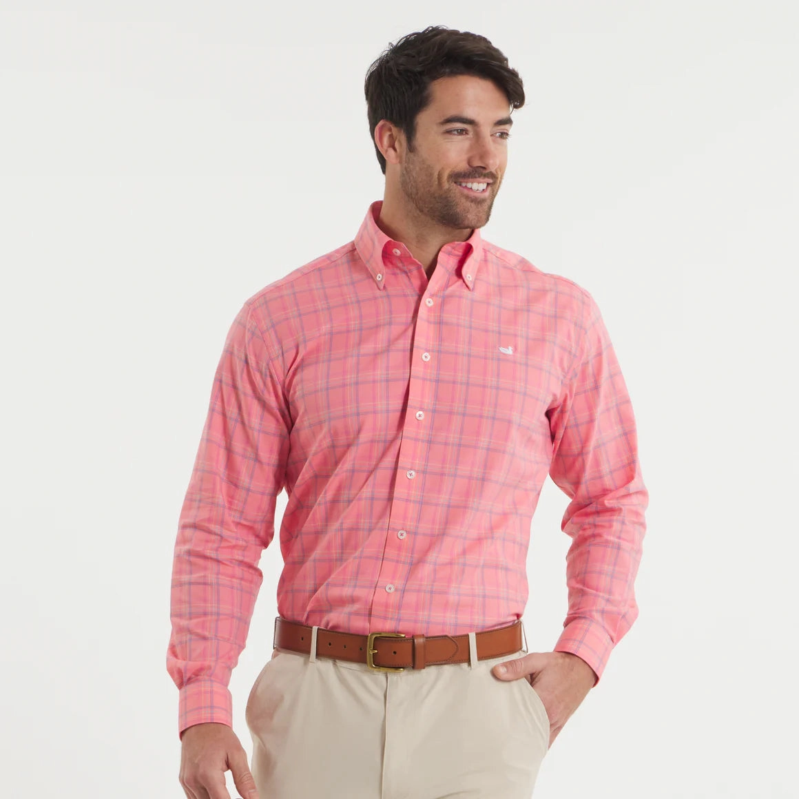 Sporty Jacket Southern Marsh Chatham Lines Performance Dress Shirt