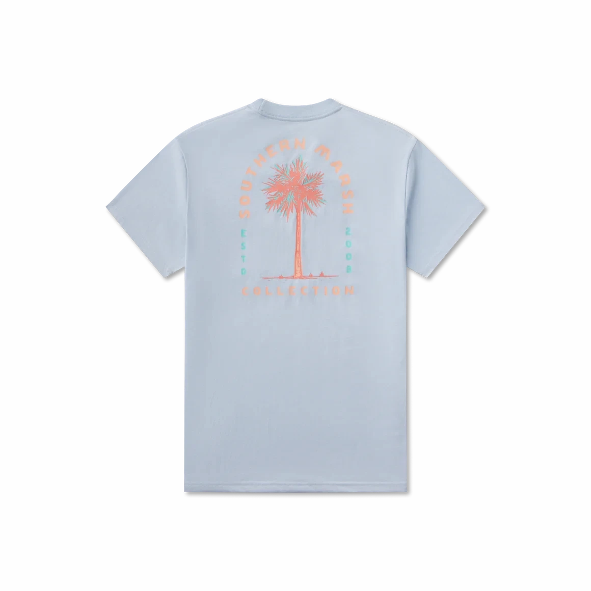 Southern Marsh SEAWASH Tee - Palmetto Arch Low Profile Silhouette Sleek Design Fit