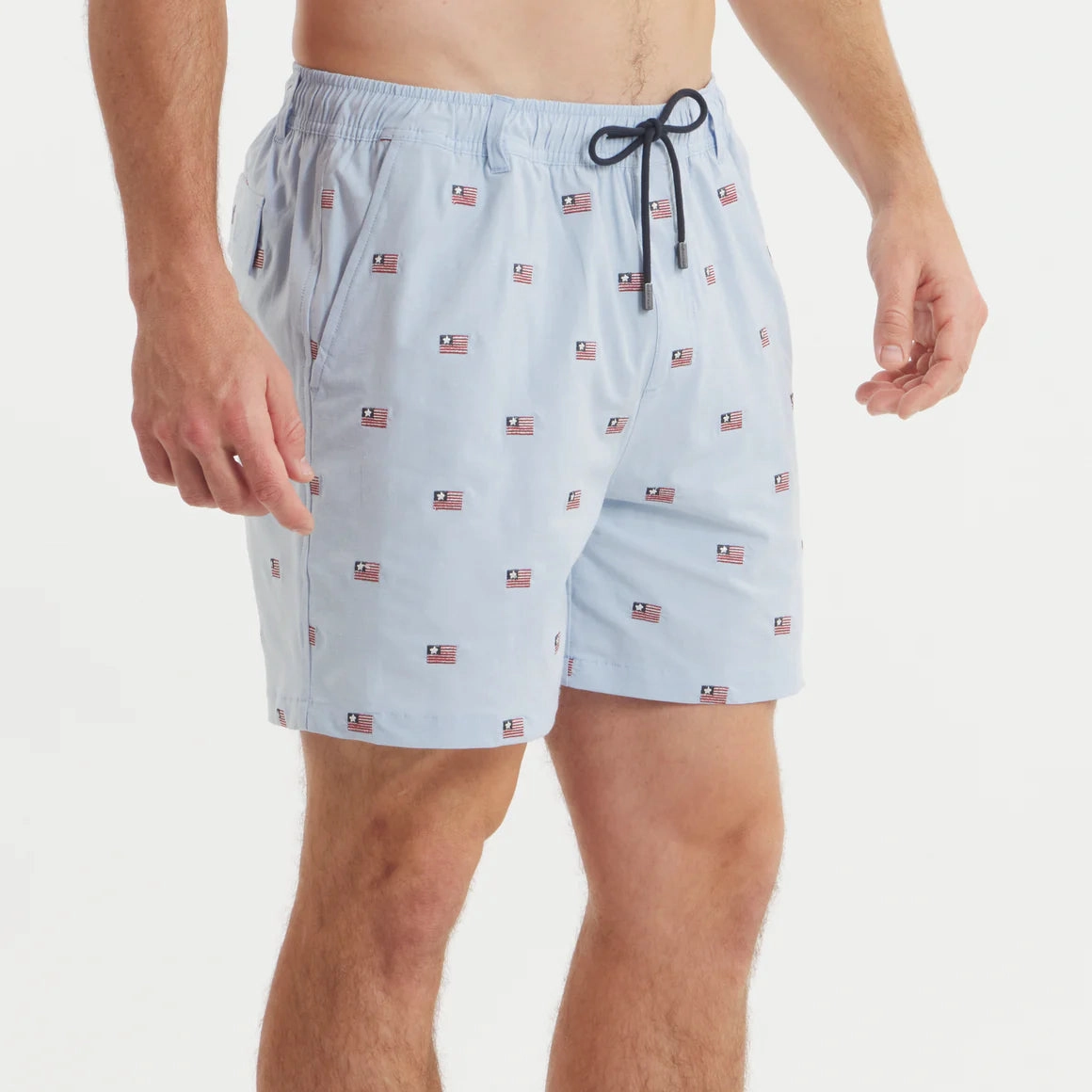 Southern Marsh Southernclassics Swim Trunk - Chambray Flags Running Gear