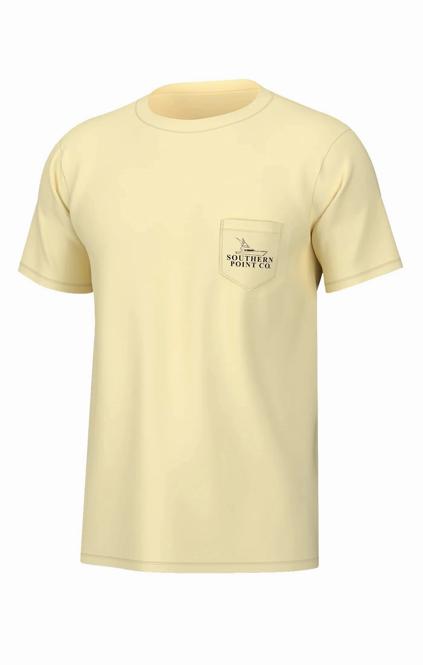 Southern Point Fish Tails 25 Short Sleeve Tee Breathable Yarn Composition