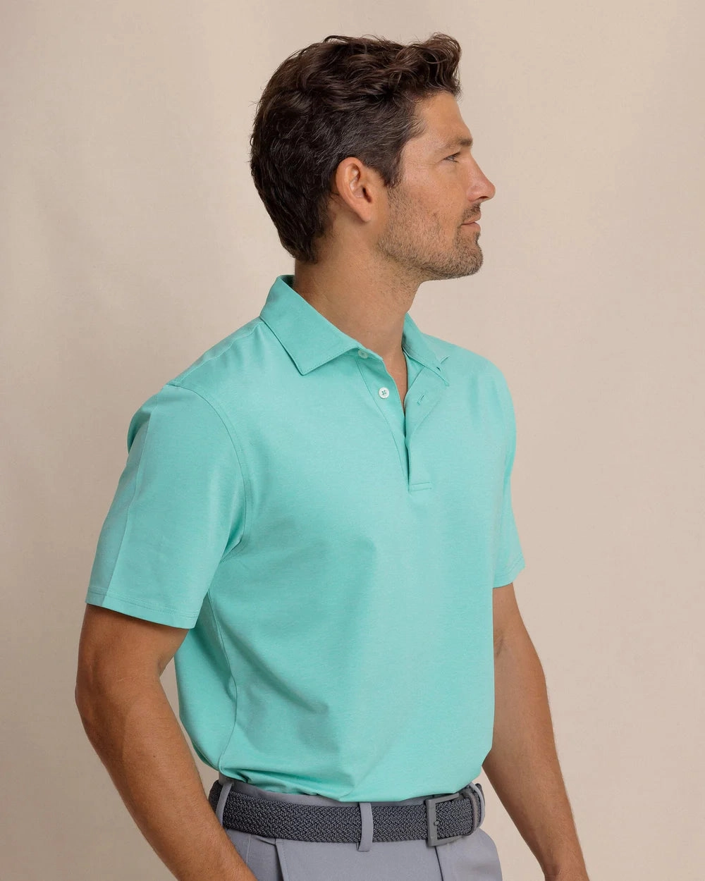 Southern Tide brrr??-eeze Heather Performance Polo Shirt Urban Explorer