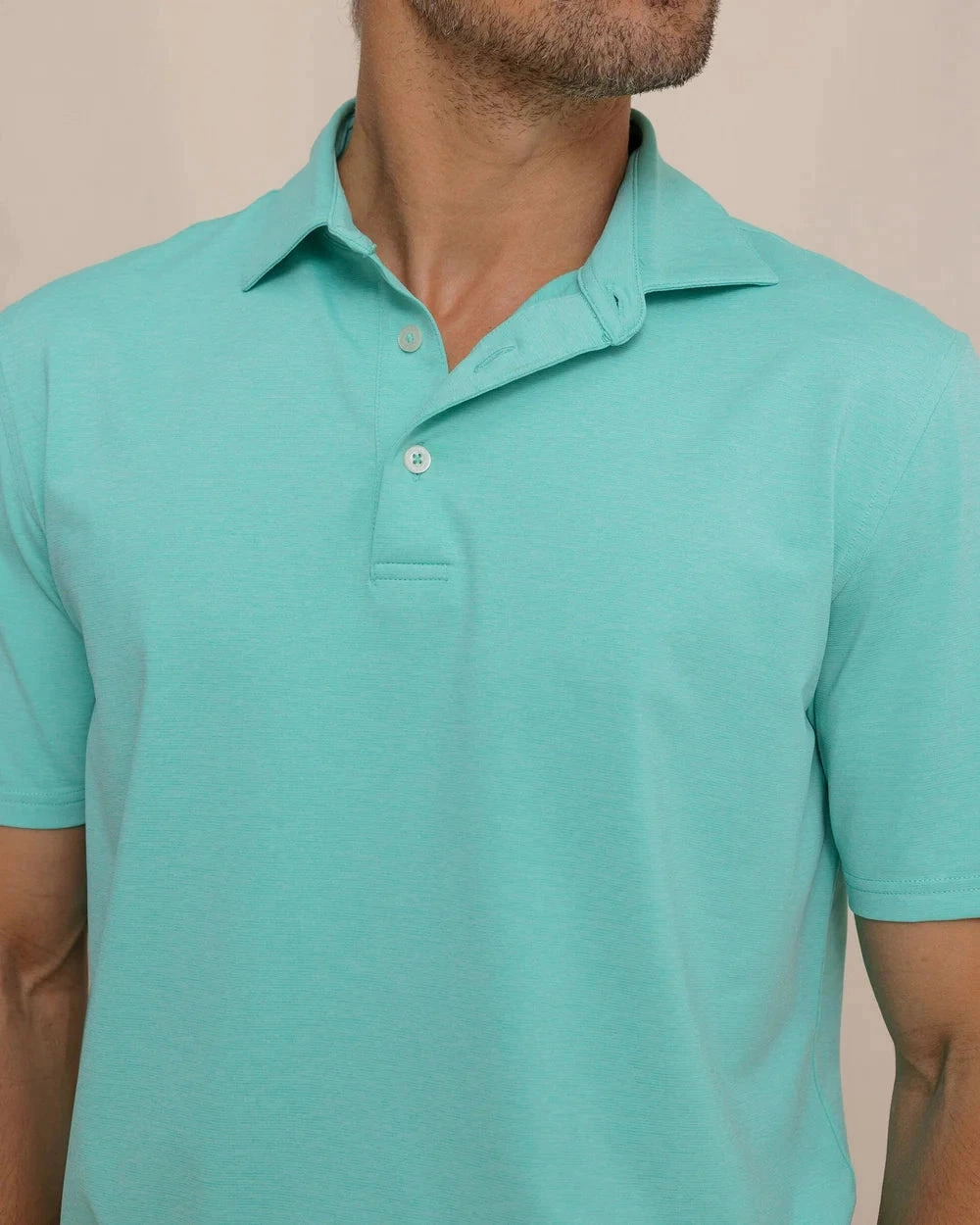 Southern Tide brrr??-eeze Heather Performance Polo Shirt Premium Shirt Timeless Layer