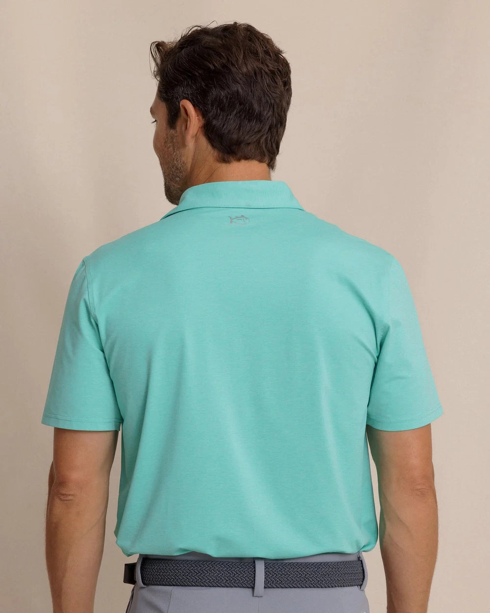 Southern Tide brrr??-eeze Heather Performance Polo Shirt Comfortable Collar