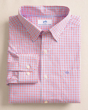 Southern Tide Charleston Summerton Plaid Sport Shirt Fresh Sporty Fresh Minimal