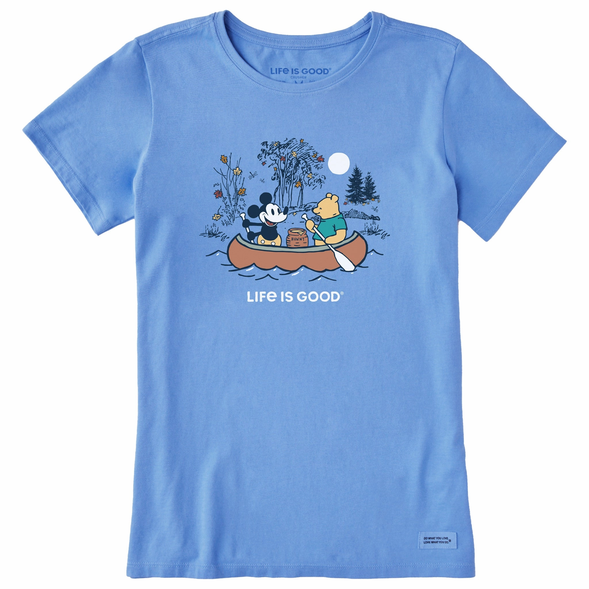 Women's Canoe Ride Willie and Winnie Short Sleeve Crusher Tee Fresh Comfort Style