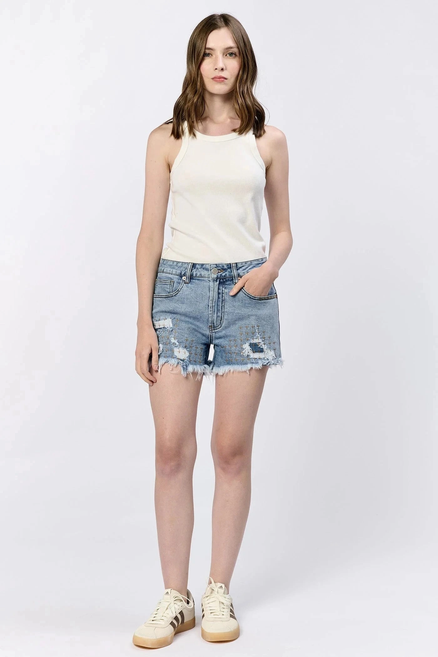 Comfort Flex Dear John Carrie Denim Short