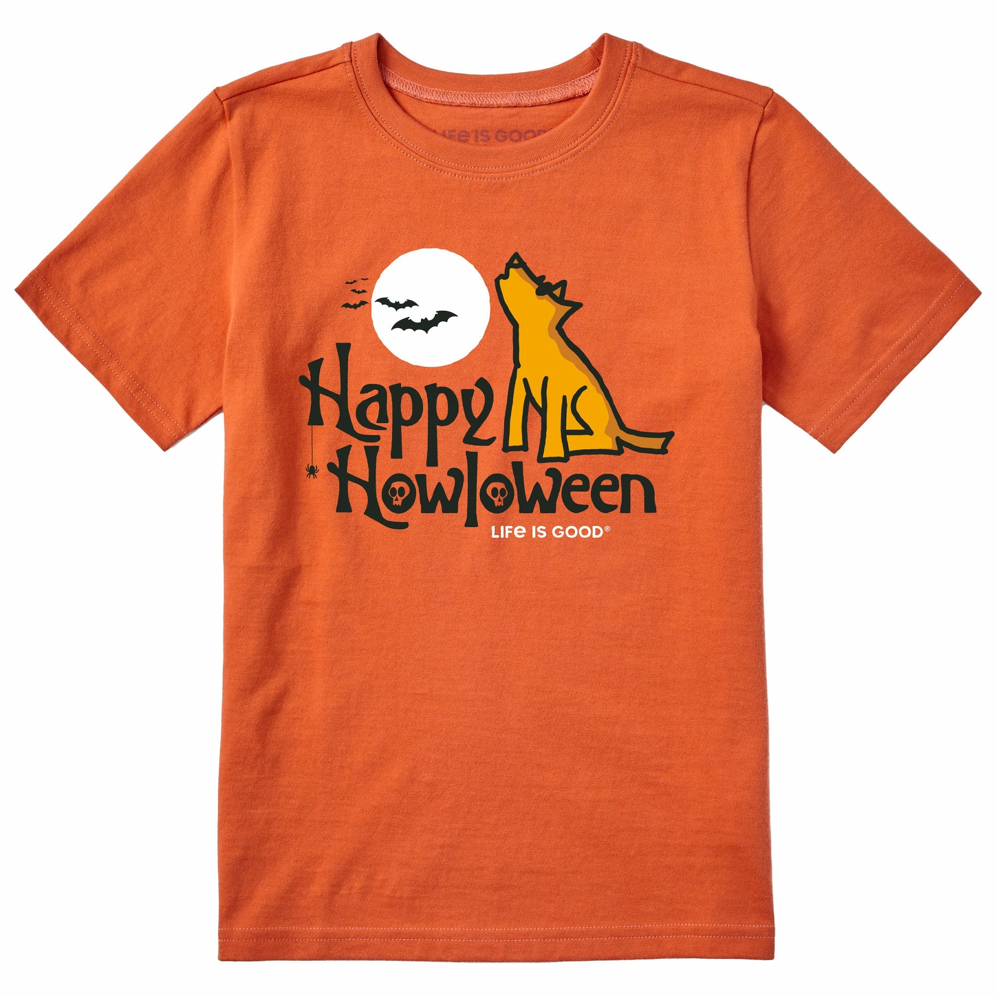 Streetwear Style soft look Kids Rocket Happy Howloween Short Sleeve Crusher Tee