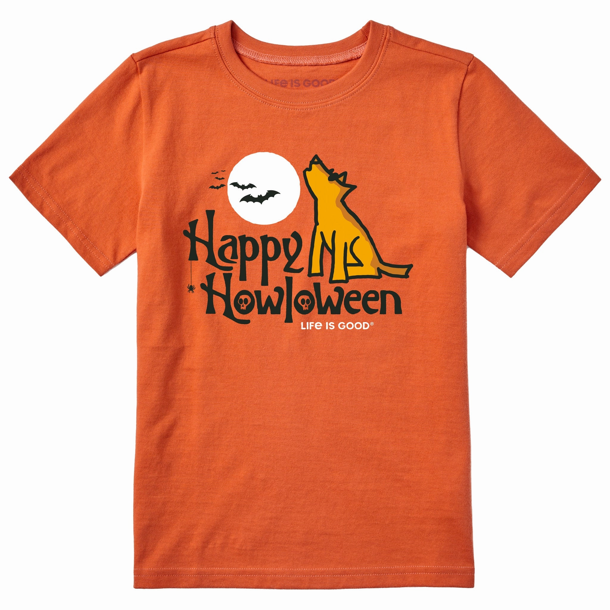 Kids Rocket Happy Howloween Short Sleeve Crusher Tee Picnic