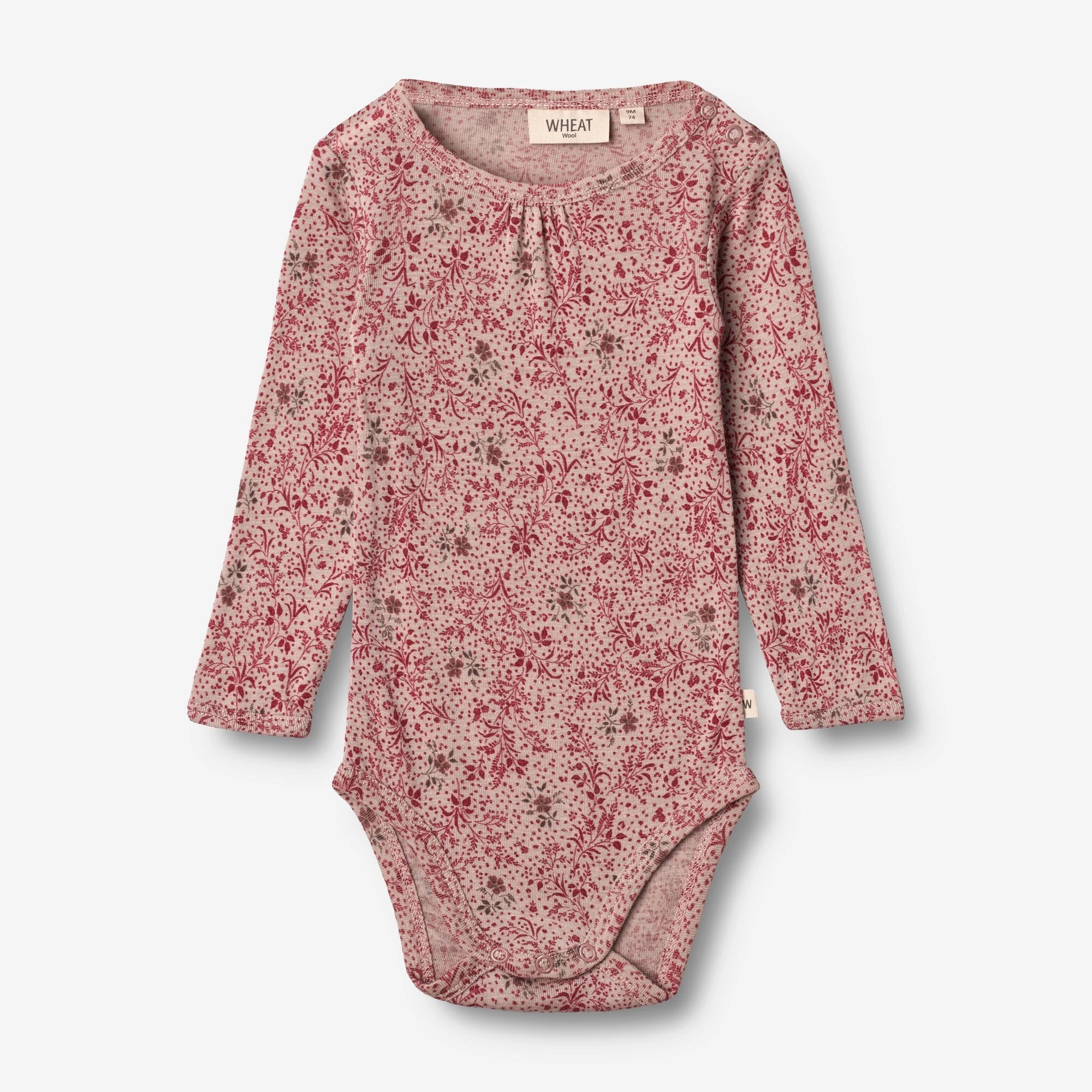 Body Gatherings Wool LS | Baby - cherry flowers Cold Daywear