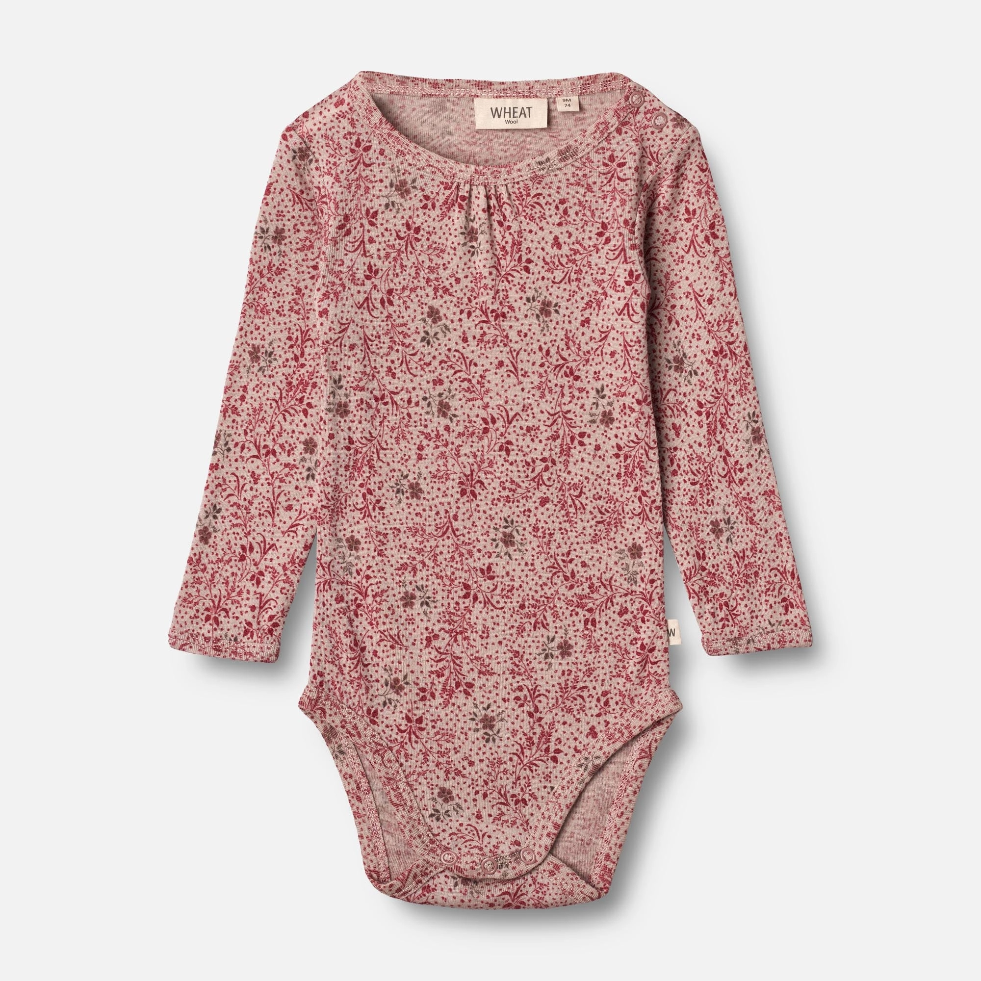 Body Gatherings Wool LS | Baby - cherry flowers Modern Casual Look