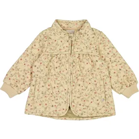 Thermo Jacket Thilde | Baby - flower vine Fur Trim Flex Fit Fabric