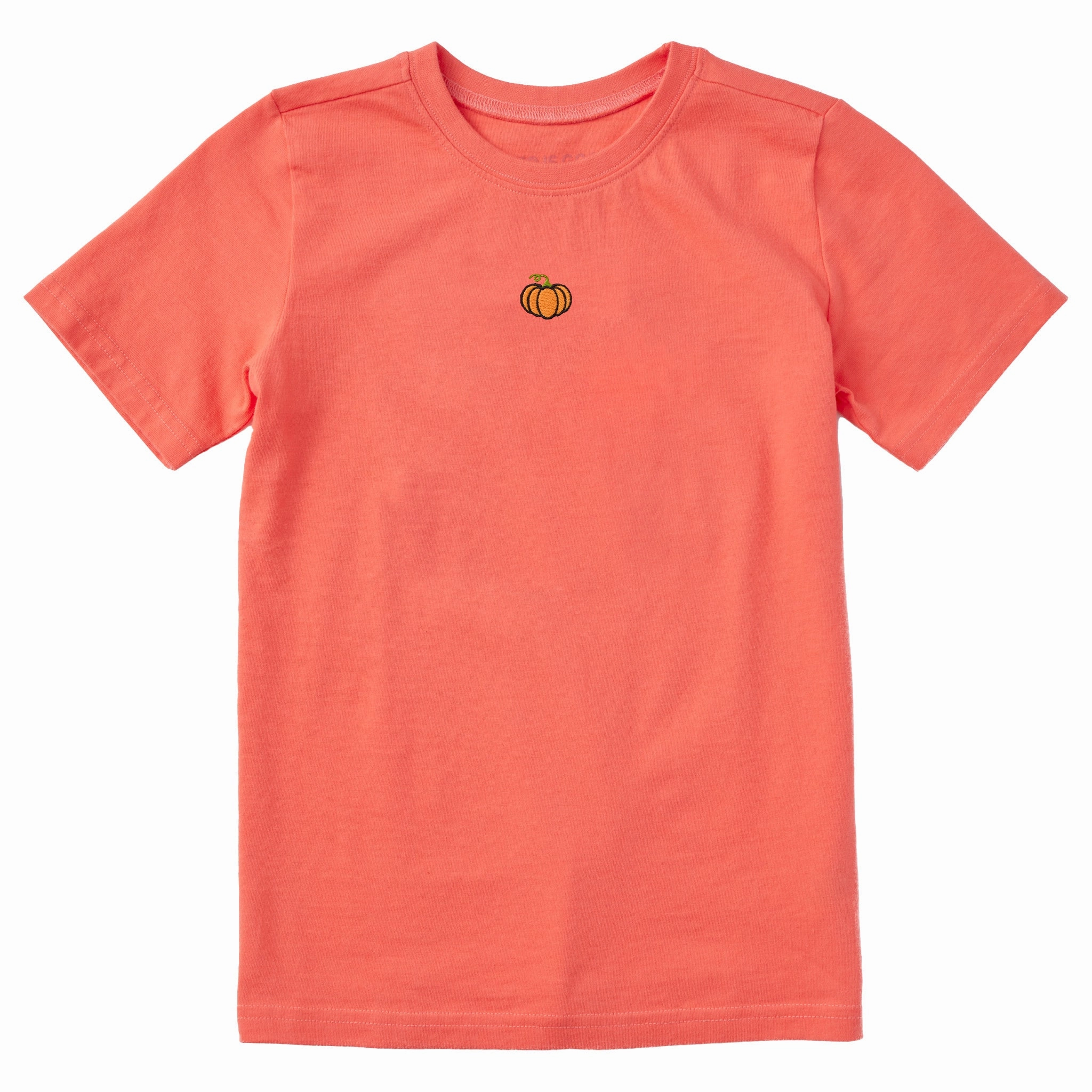 Kids Lil Pumpkin Short Sleeve Crusher Tee Heathered Fabric