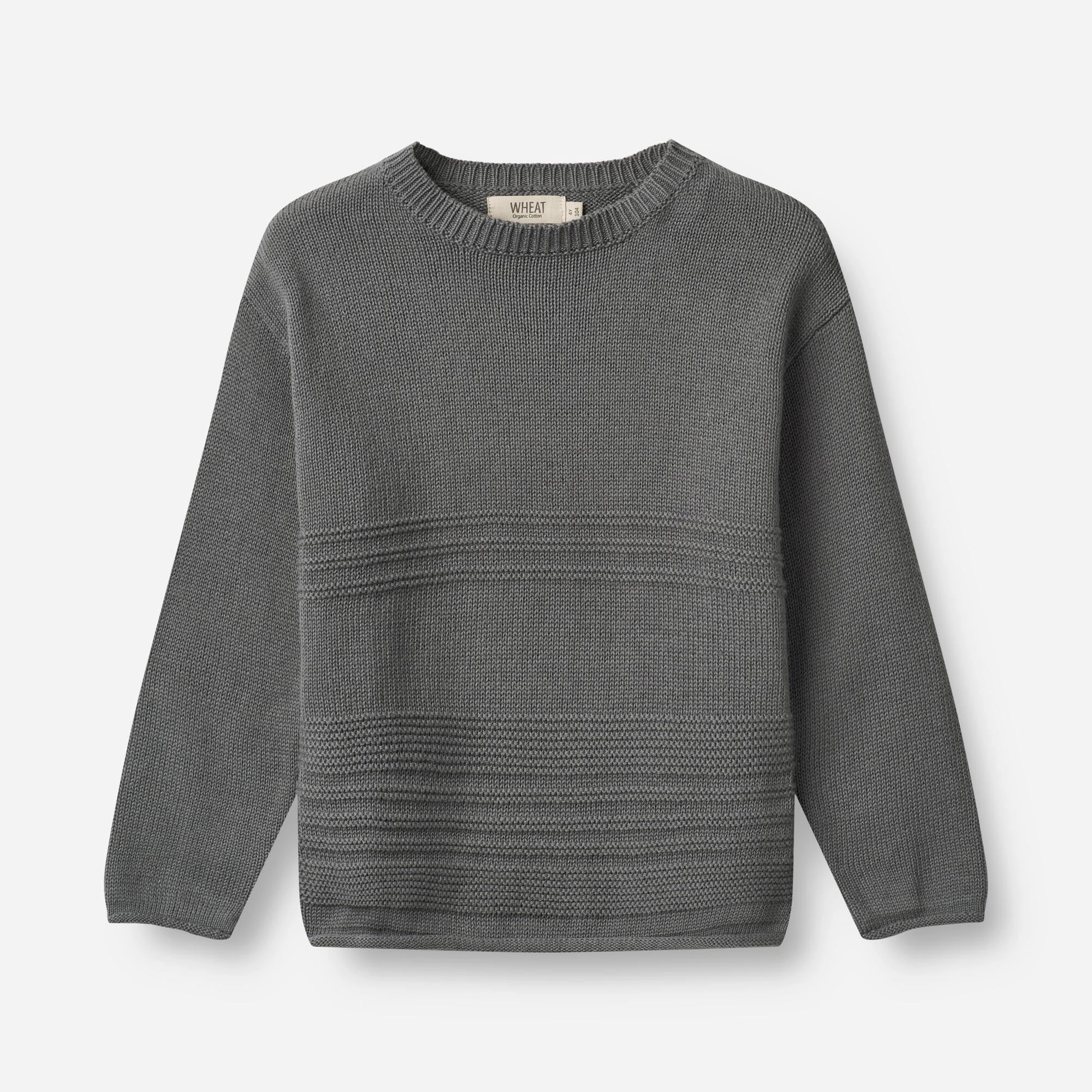 Knit Pullover Gunnar - autumn sky Elastic Seamless Design LowImpact Dye