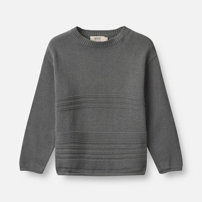 Knit Pullover Gunnar - autumn sky Elastic Seamless Design LowImpact Dye