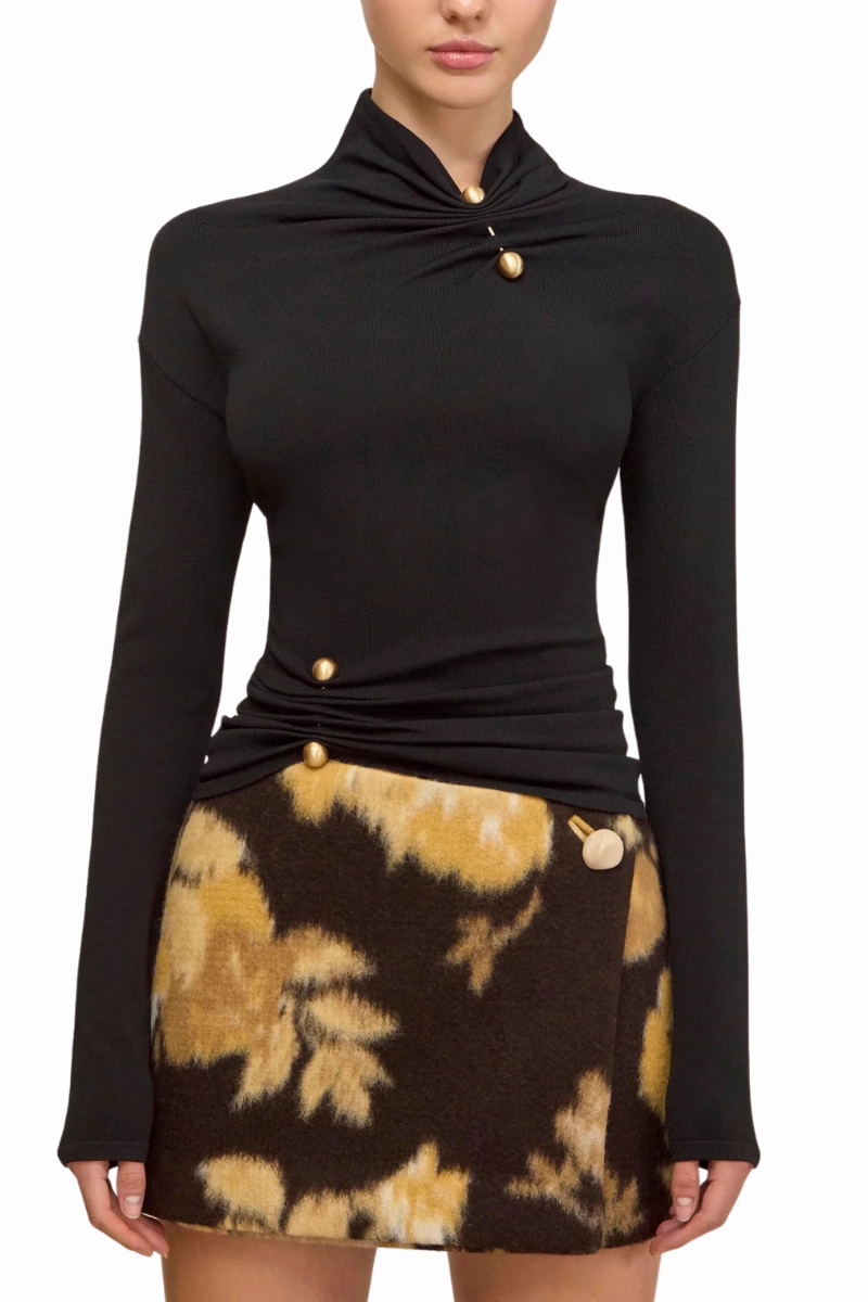 Midweight Textile All-Occasion Wear Callie Knit Top