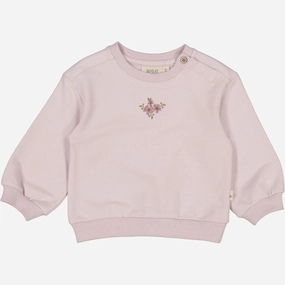 Relaxed Fit Sweatshirt Eliza Embroidery | Baby - soft lilac