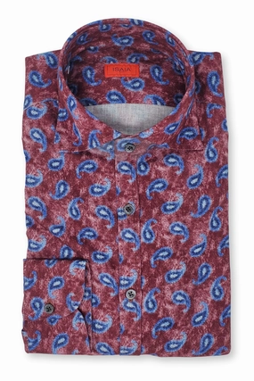 Paisley Shirt Breathable wear Daily Chic