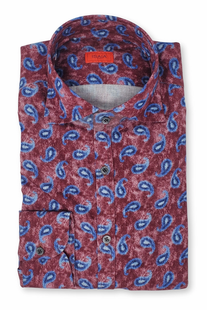 Paisley Shirt Breathable wear Daily Chic