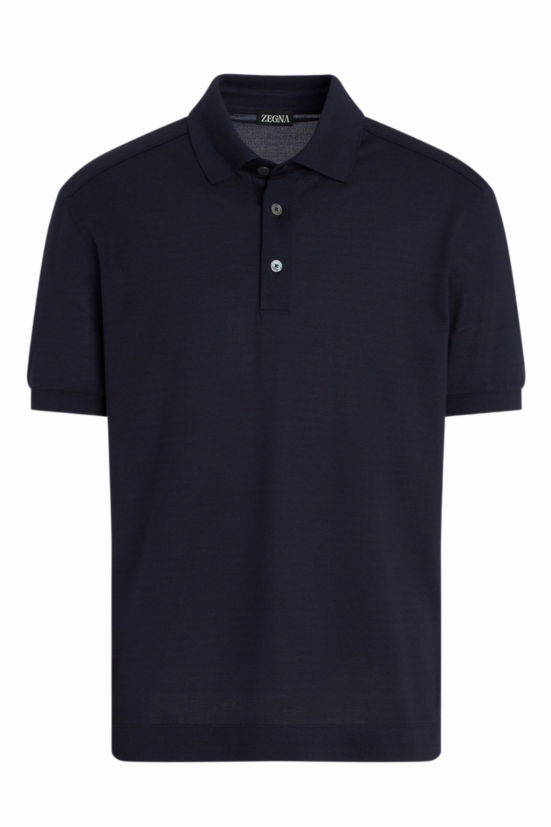 Cotton Silk Polo Essential Style
