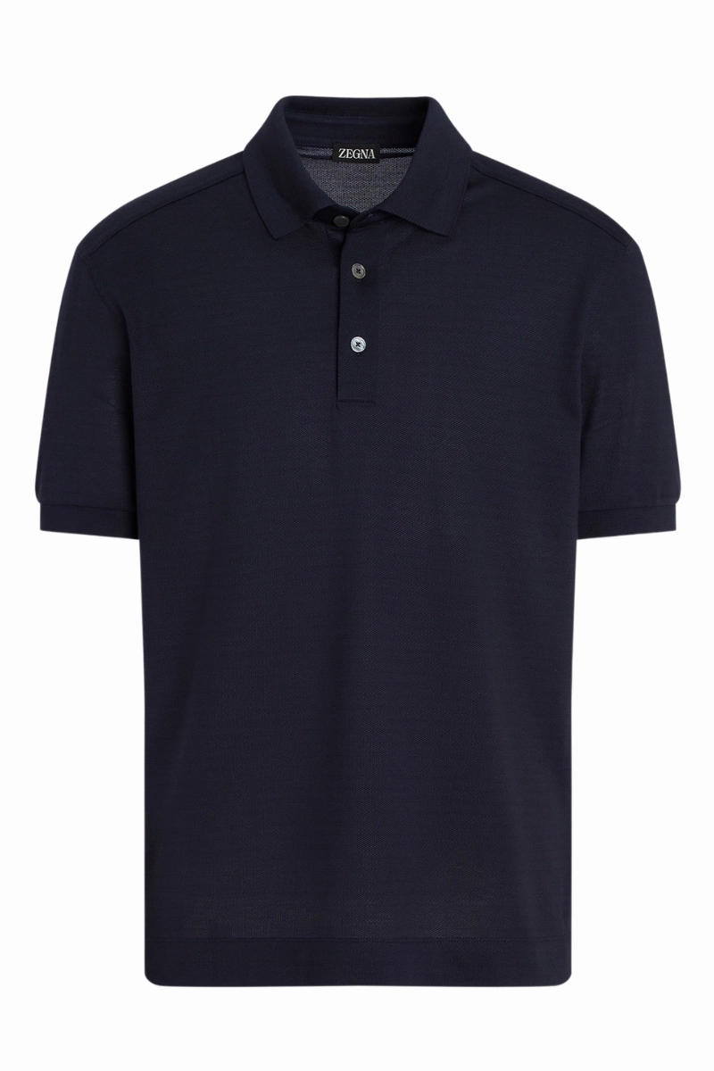 AntiStatic Treatment Minimalist Look Cotton Silk Polo