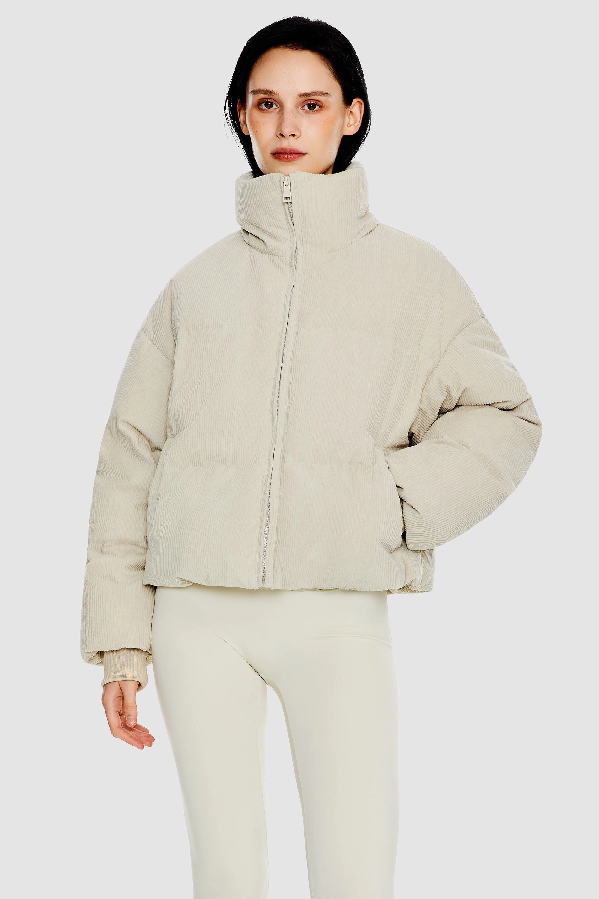 Puff-O? O-Lab Corduroy Down Puffer Style Staple