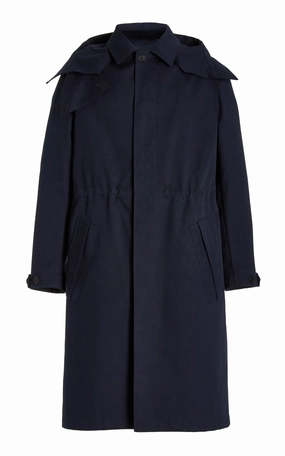 Recommendation Malraux Parka in Dark Navy Cotton