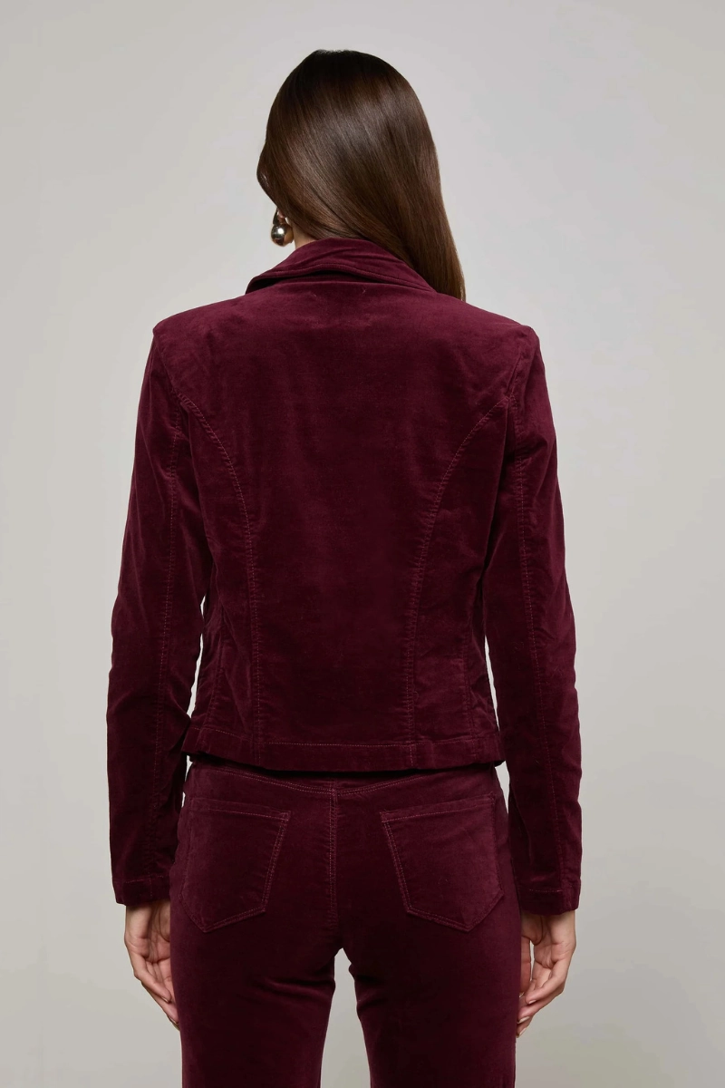 Wayne Velvet Blazer Stain Proof