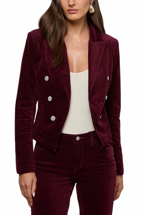Wayne Velvet Blazer All Day Layering Refined Casual