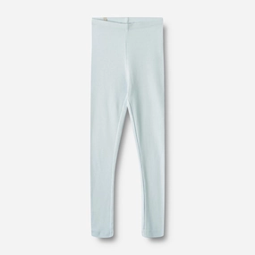 Rib Leggings Maddy - light blue Sleek Comfort Wear Super Flex