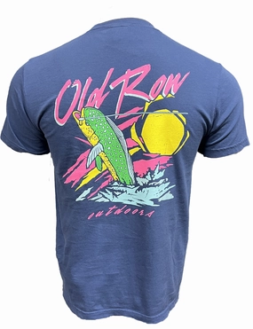 Old Row Neon Mahi SS Tee Comfy Casual Wear
