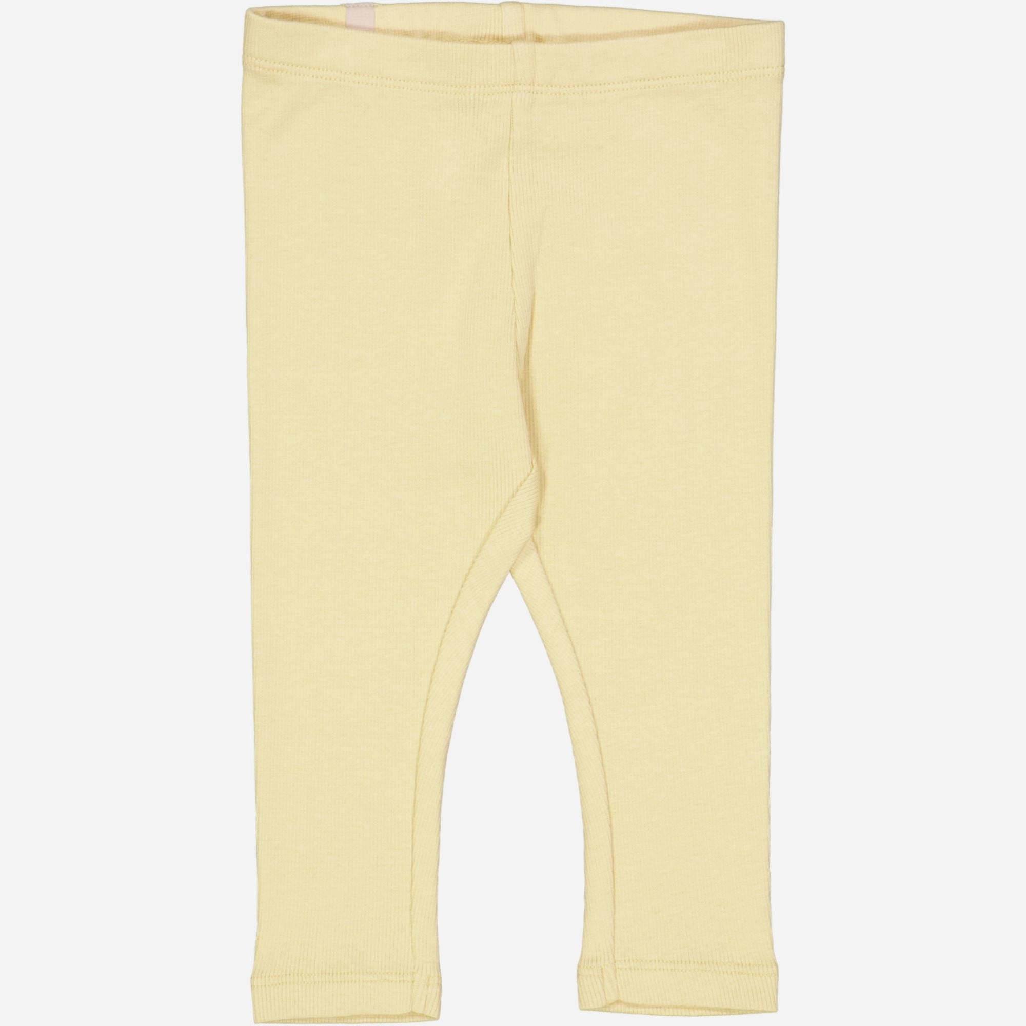 High density material Evening Walk Casual Wearer Rib Leggings | Baby - yellow dream