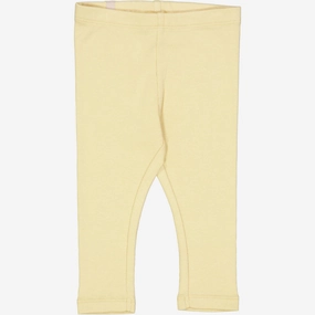 Fade Resistant For Kids Pro Athlete Breathable Fabric Rib Leggings | Baby - yellow dream