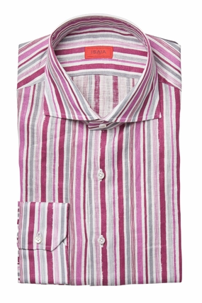 Core Bold Striped Linen Sport Shirt