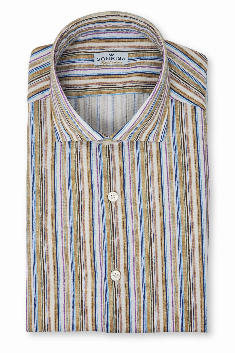 Outdoor Fashion Multi Stripe Shirt
