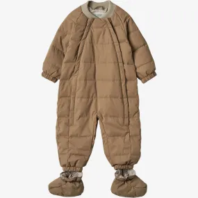 Summer Puffer Baby Suit Nunu | Baby - golden brown Heat Keep Non Restrictive Silhouette