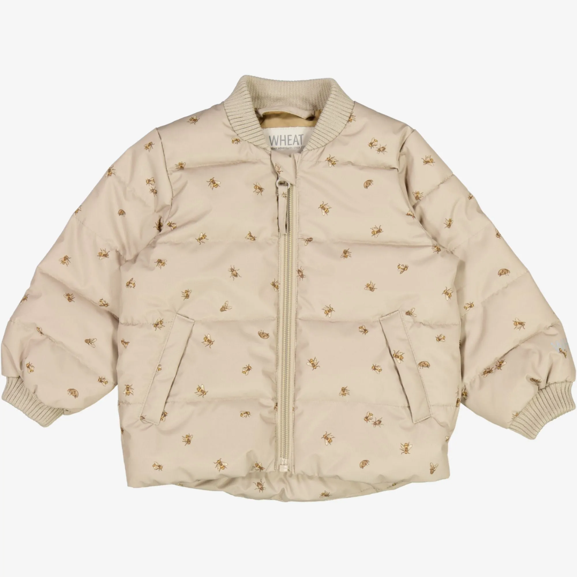 Benchmark Summer Puffer Jacket Malo | Baby - gravel bumblebee