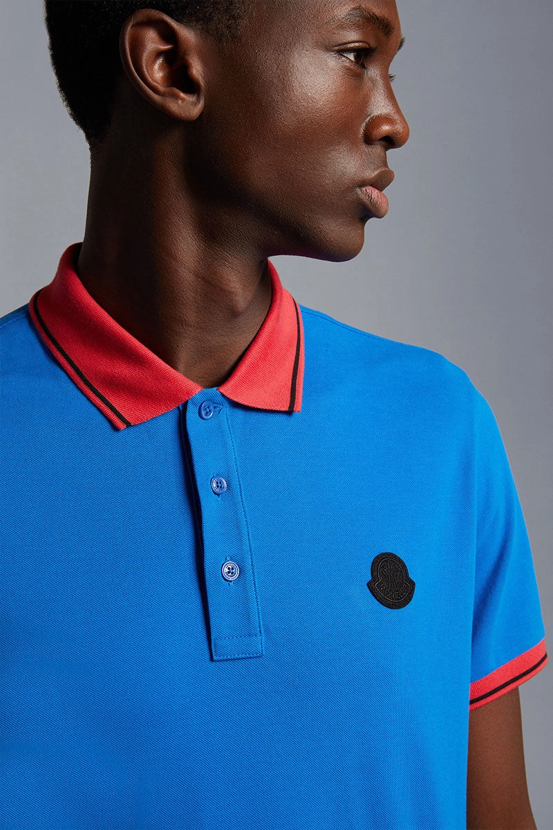 Logo Polo Shirt Durable Ribbed Cuffs HighDurability Yarn