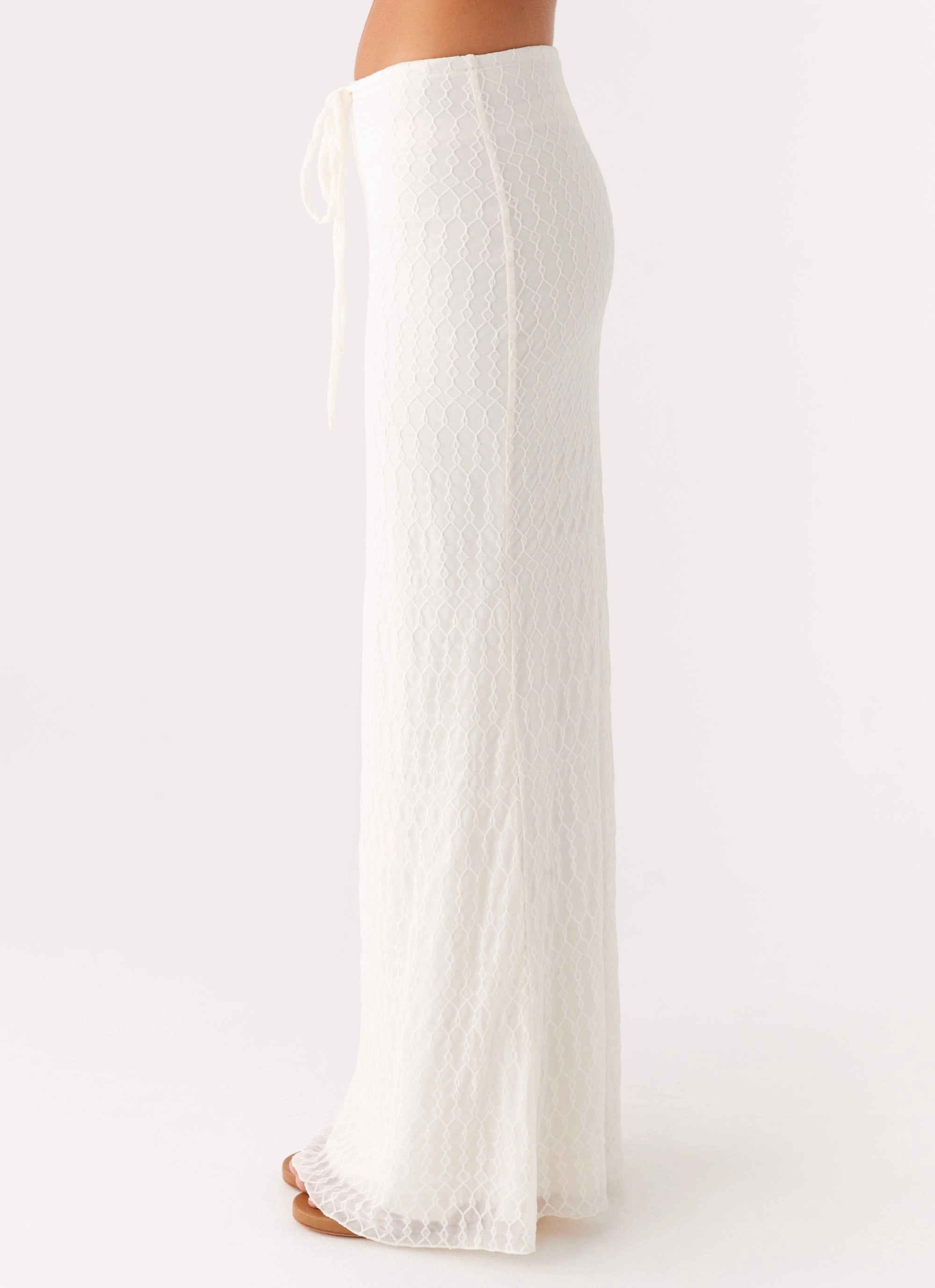 Blakely Maxi Skirt - Ivory Relaxed Motion