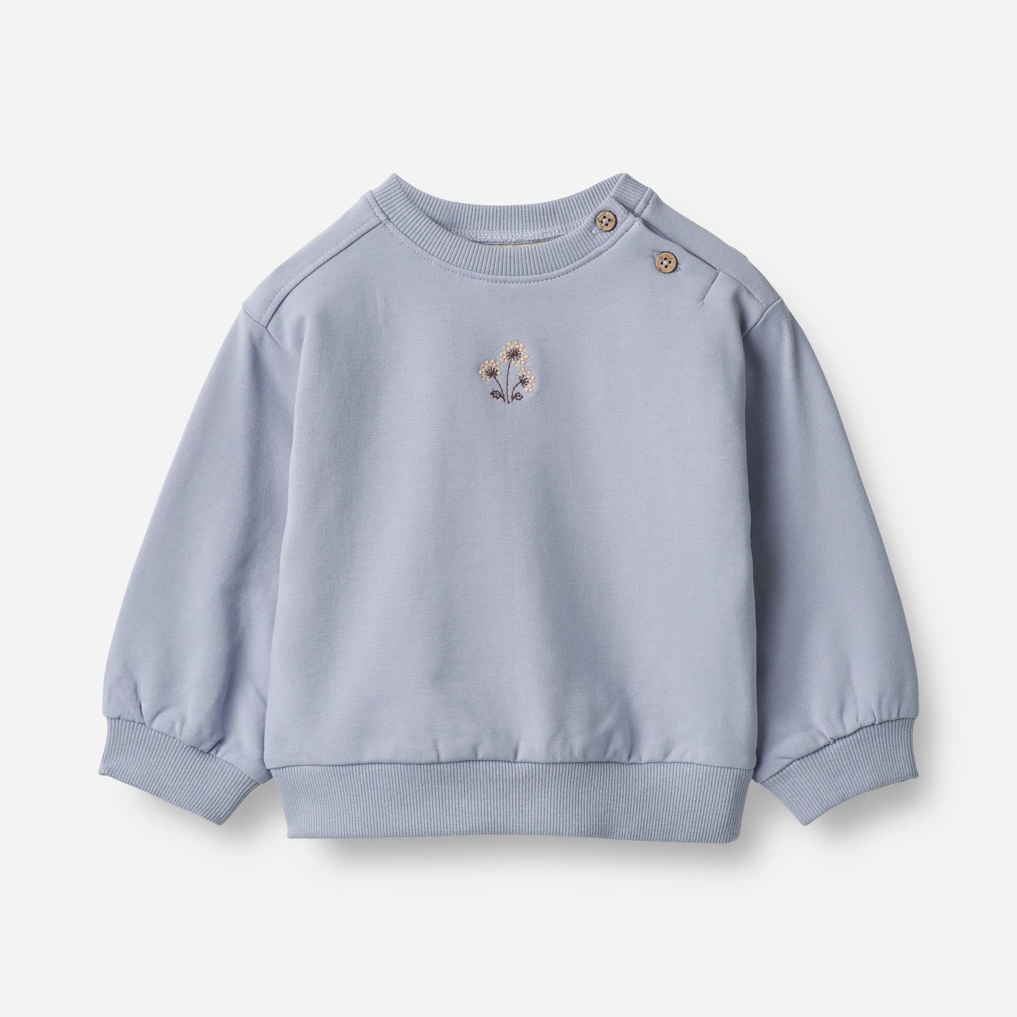 Smart Design Sweatshirt Eliza Embroidery | Baby - ice purple
