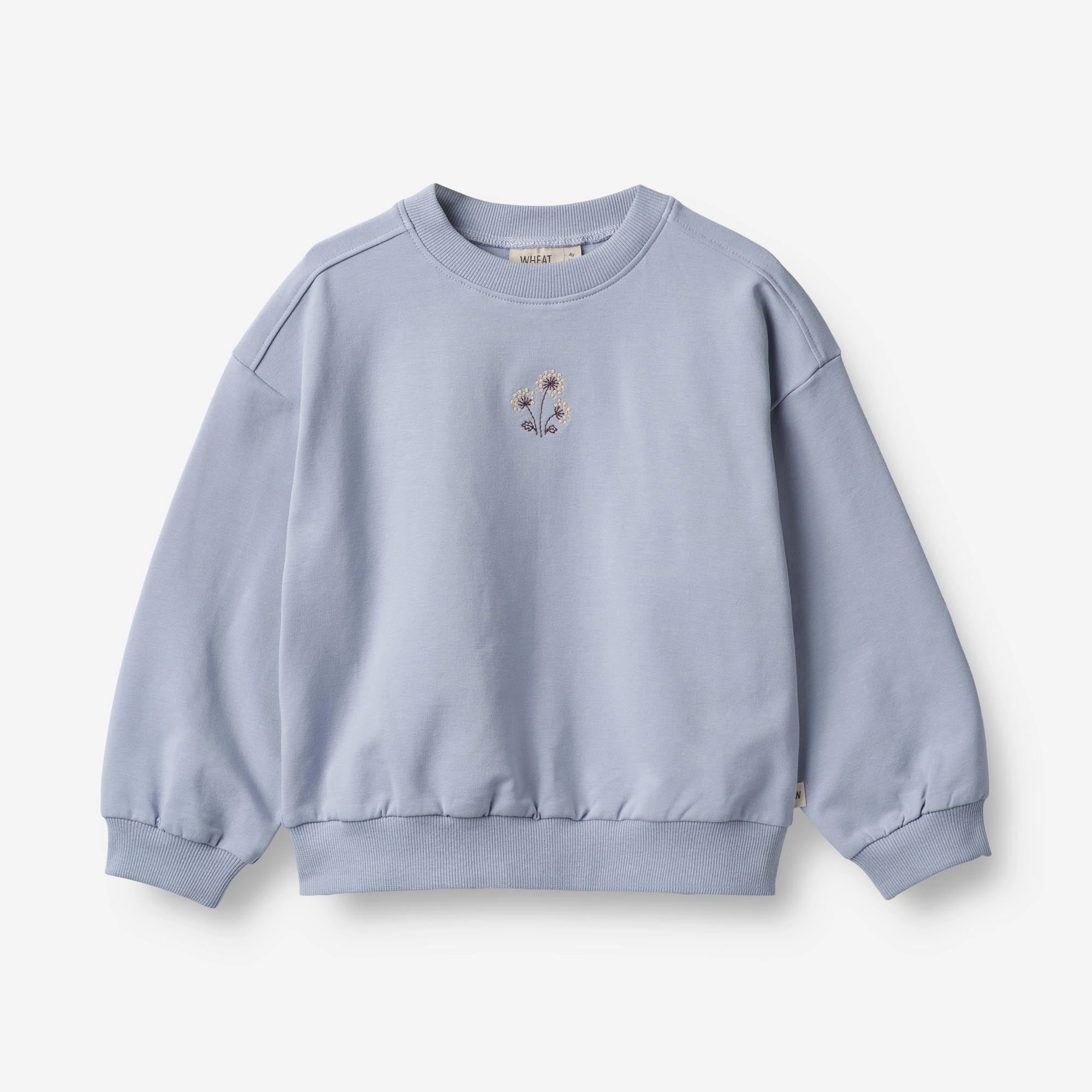Classic Layering Sweatshirt Eliza Embroidery - ice purple