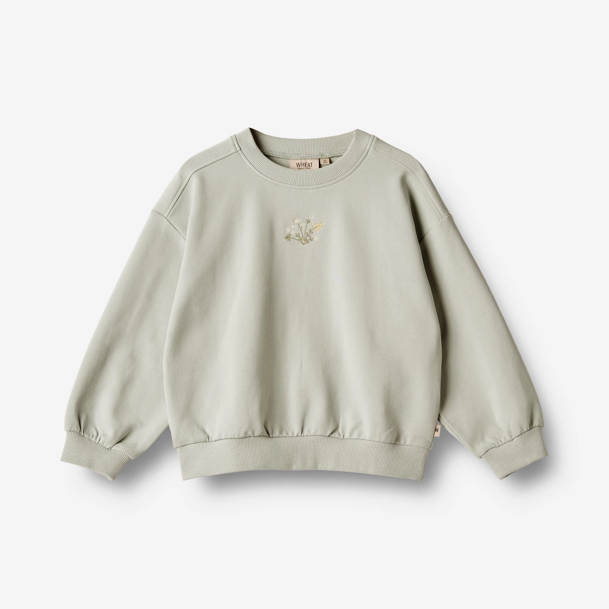 Sweatshirt Embroidery Eliza - sea mist Outdoor Relaxed Warm in winter