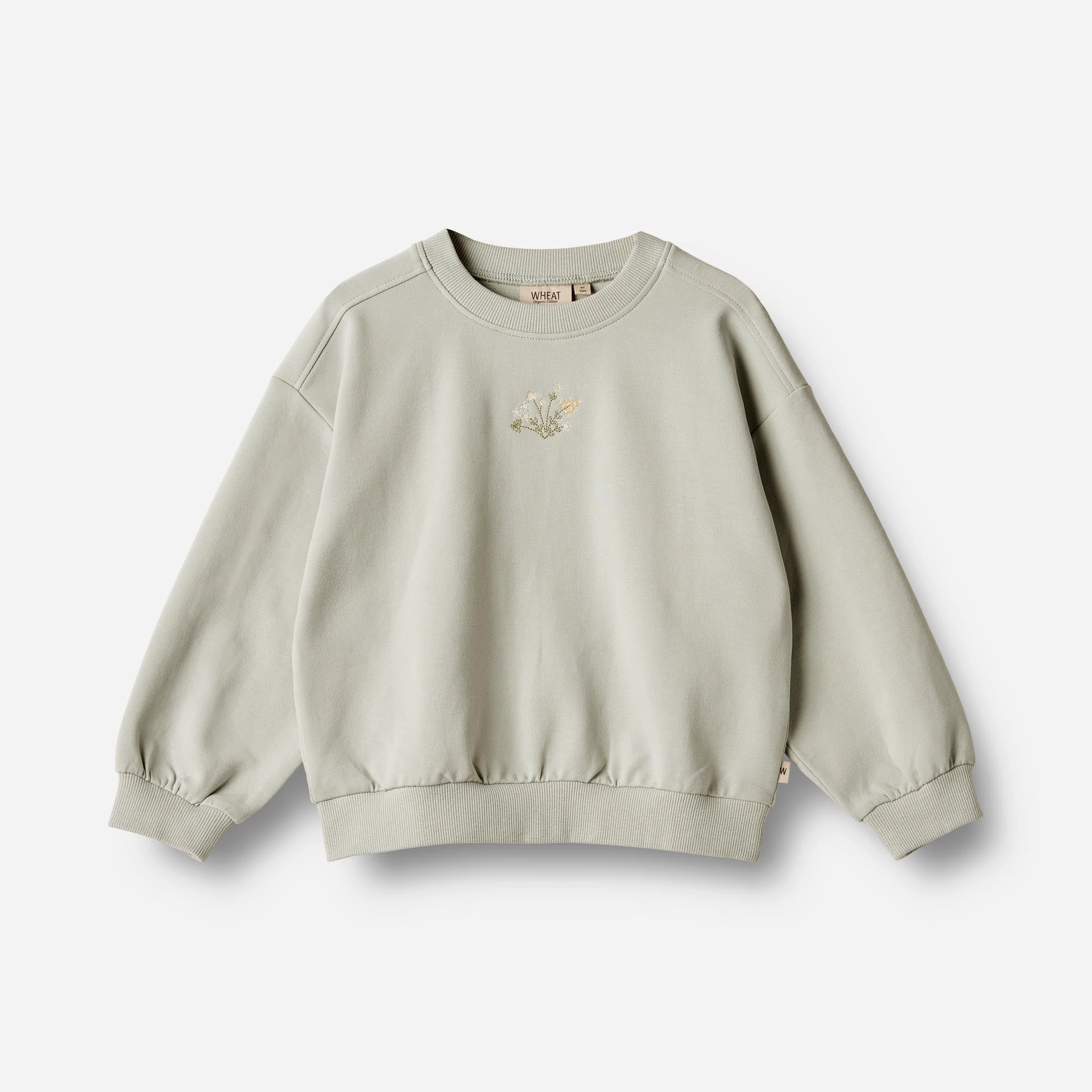 product safety Sweatshirt Embroidery Eliza - sea mist