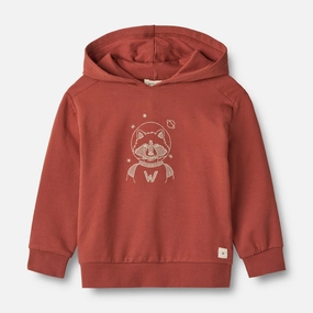 Sweatshirt Space Racoon - red Athleisure Wear watch accents