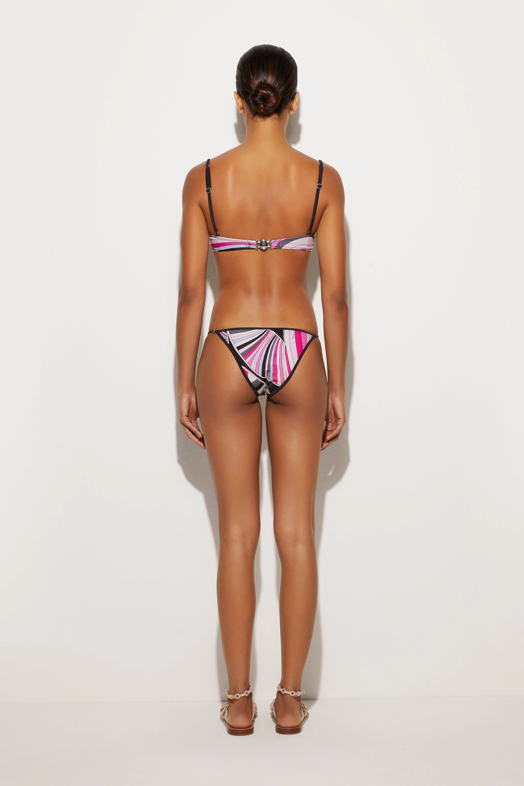 Iride Print Balconette Bikini Bra Stain Resistant Surface