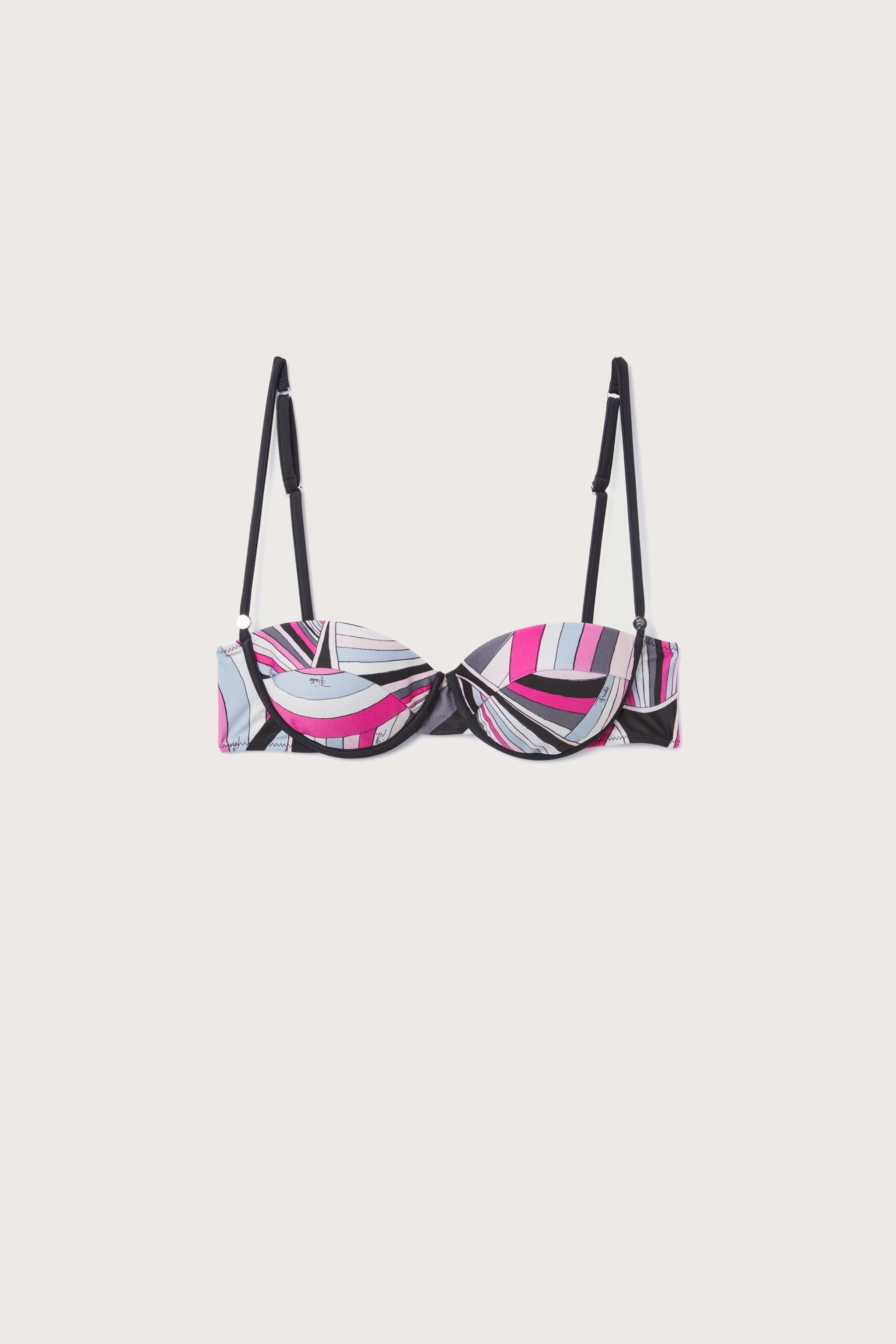 Iride Print Balconette Bikini Bra Flexible Binding