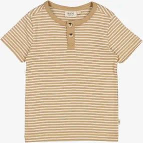 Cozy and Fashionable T-Shirt Bertram - cappuccino stripe
