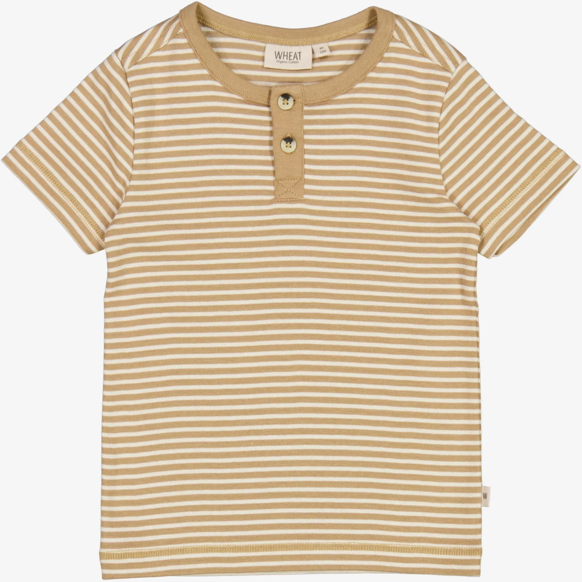 Cozy and Fashionable T-Shirt Bertram - cappuccino stripe