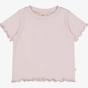 T-Shirt Irene - soft lilac Relaxed Style Glossy Look