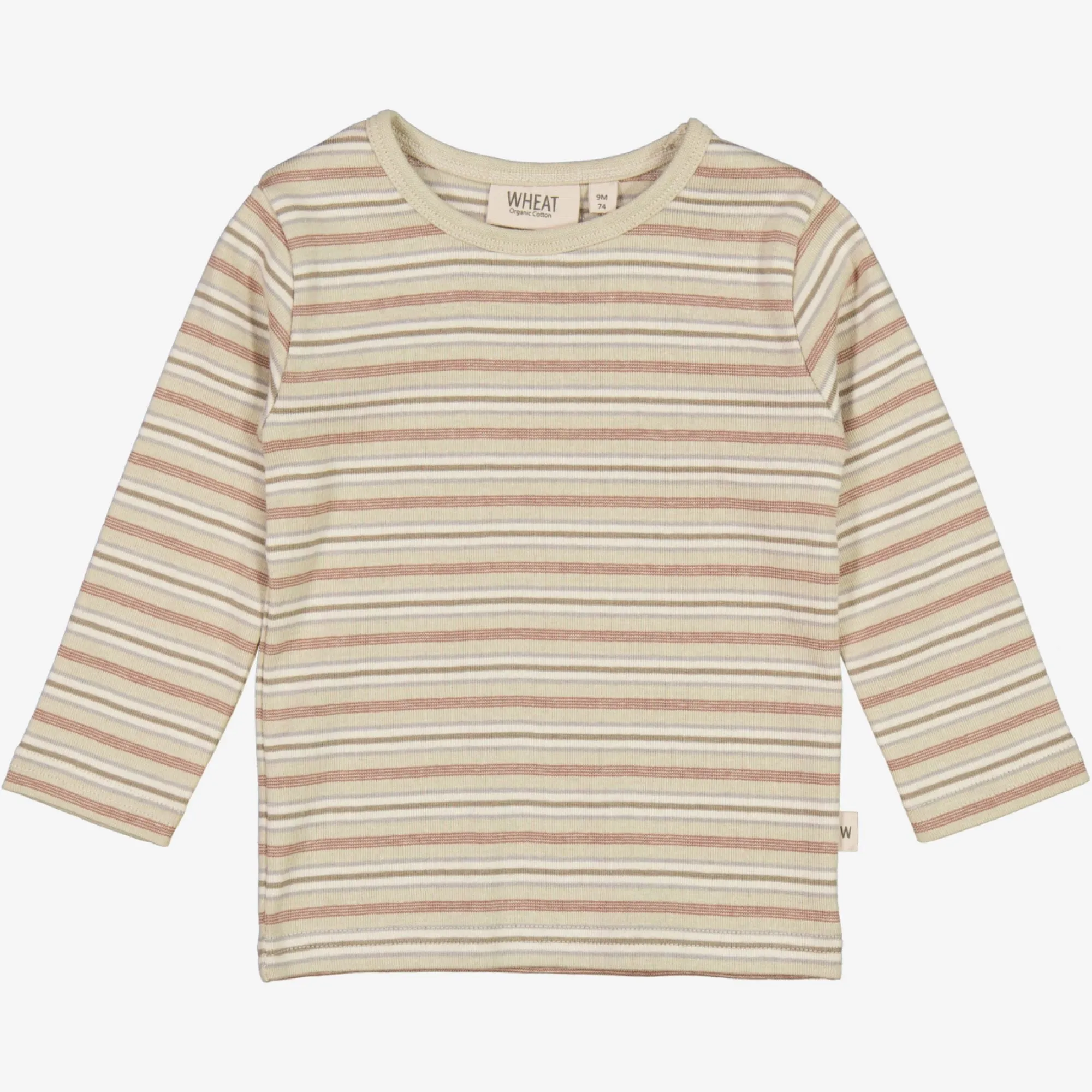 Chic Casual Wear T-Shirt Striped LS | Baby - dusty stripe