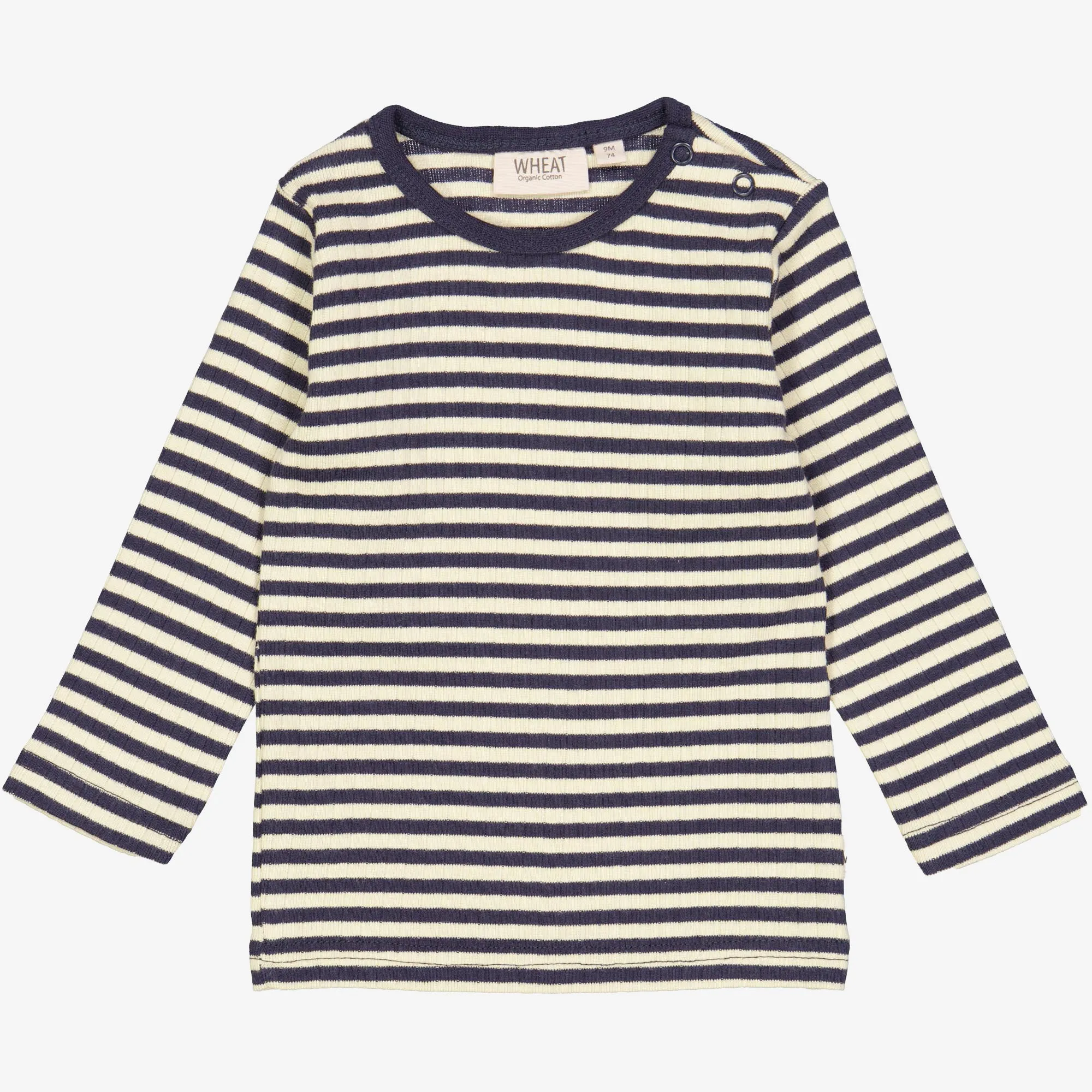 T-Shirt Striped LS | Baby - midnight stripe Breathable Fit Wear Simple and Cozy